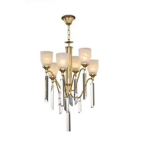 Alabaster Chandelier 6 Bulbs Asfour