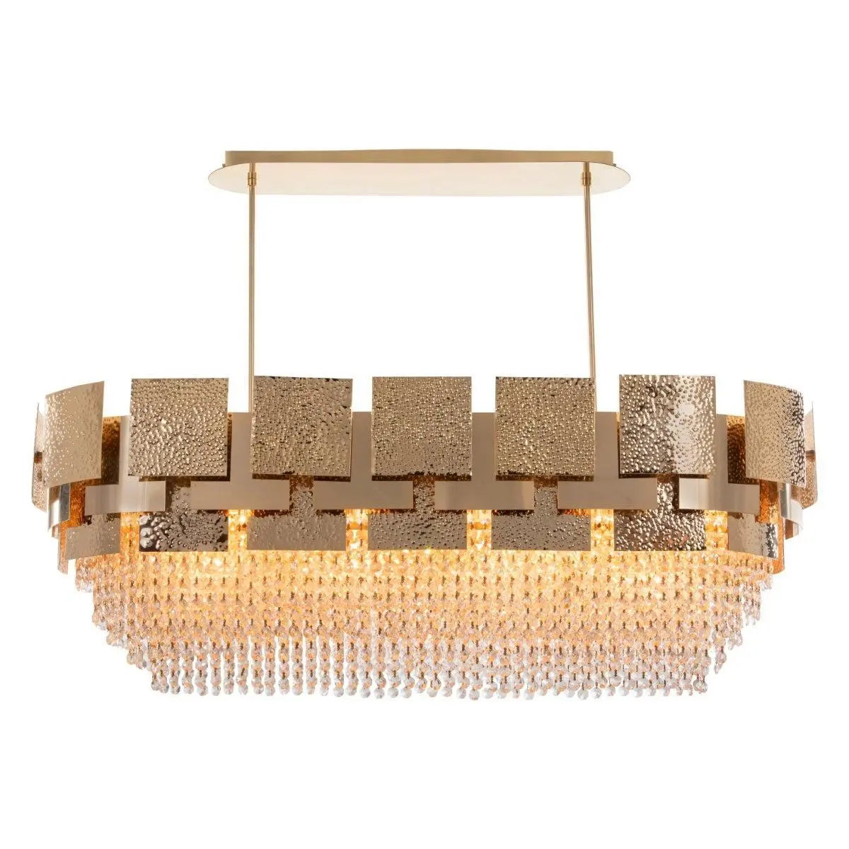 Asfour Crystal - Celling lamp - 8 Bulbs - Gold - Asfour Crystal