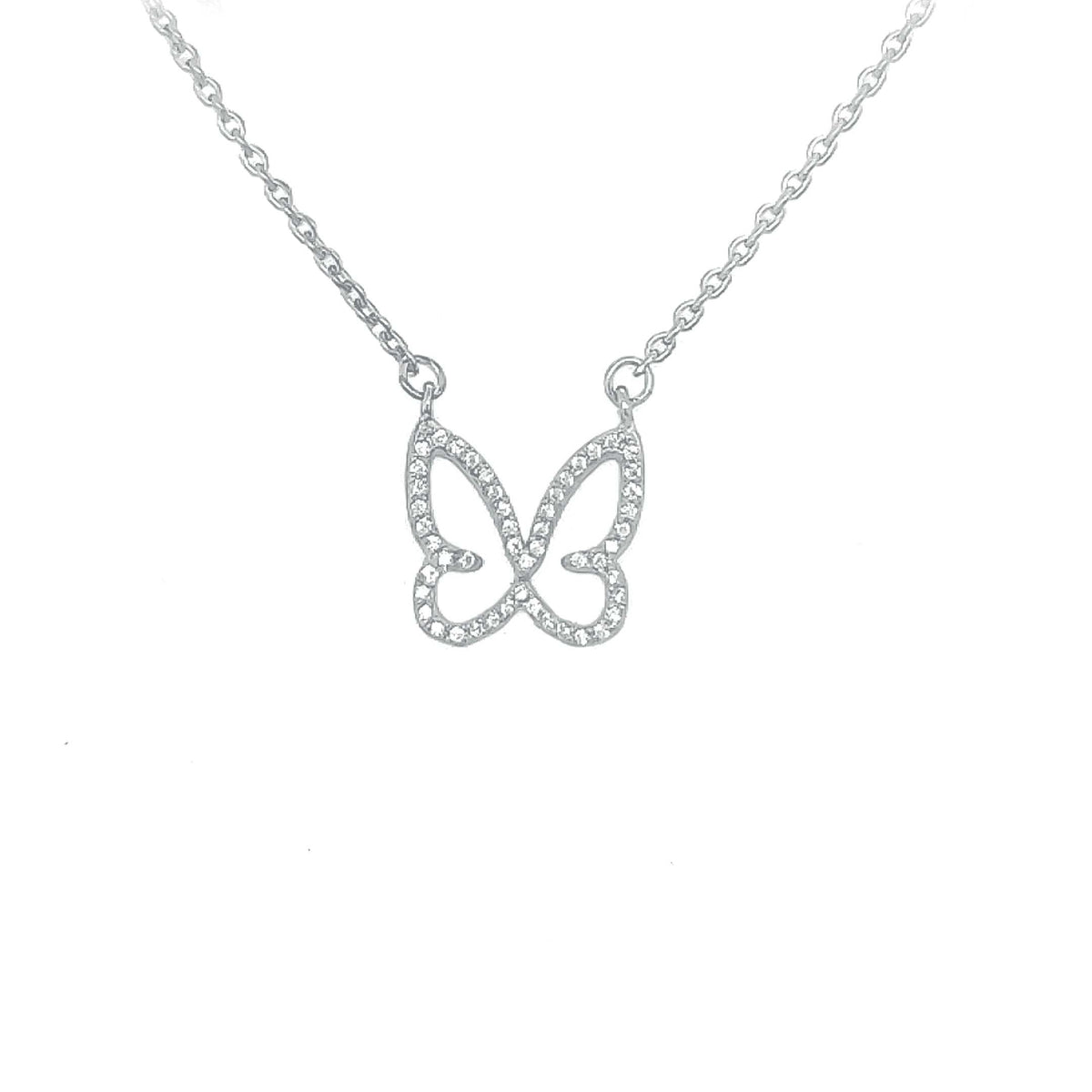 Asfour 925 Sterling Silver Necklace - NR0168-W