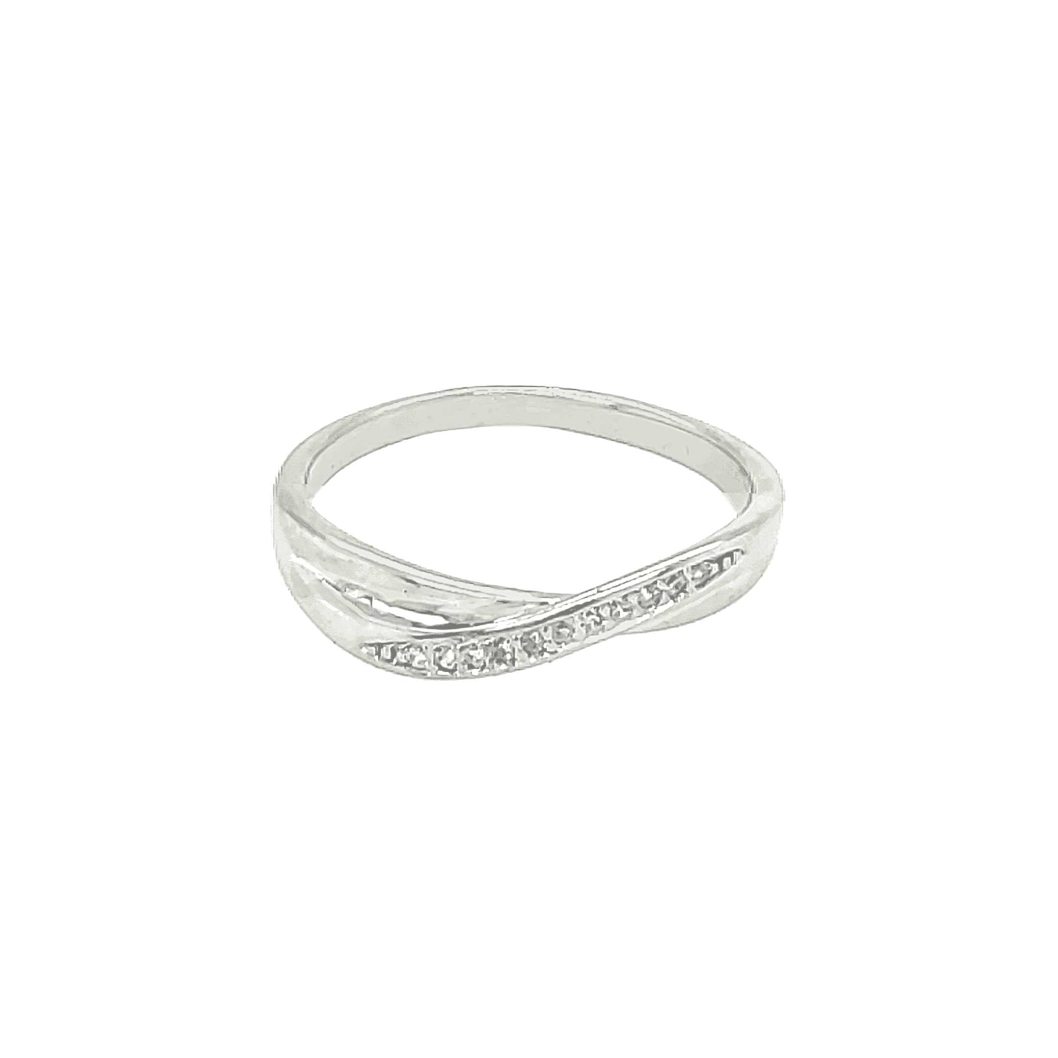 Asfour Band Ring In 925 Sterling Silver