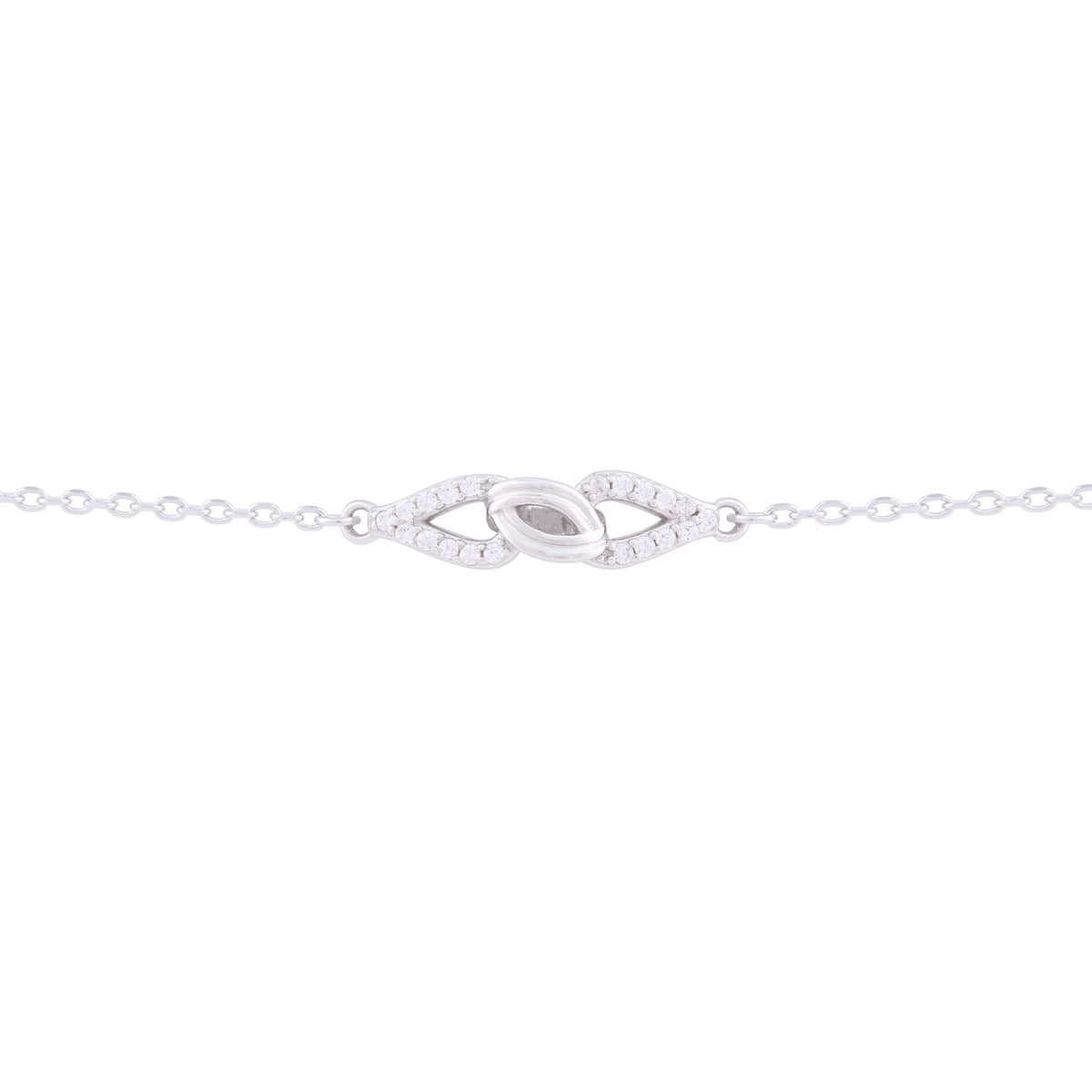 Asfour Chain Bracelet In 925 Sterling Silver