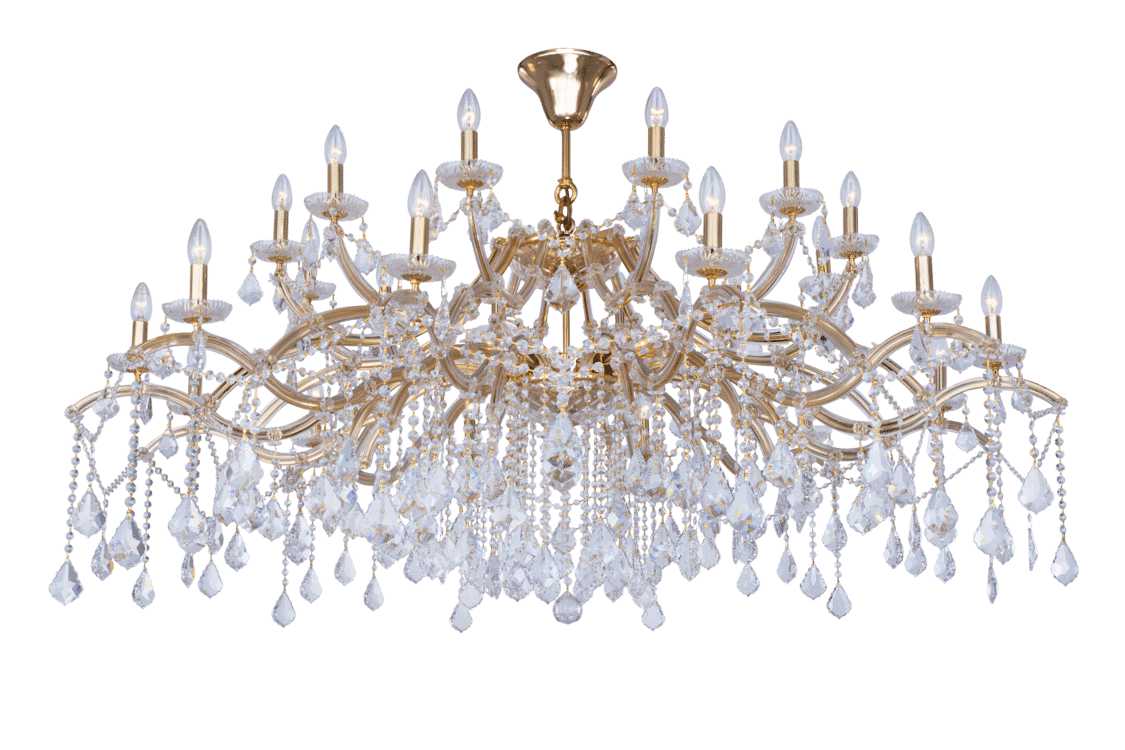 Asfour Chandelier 21/3066/24+6 Gold Pend