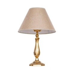 Asfour Crystal BrassTable Lamp Gold Without Crystal