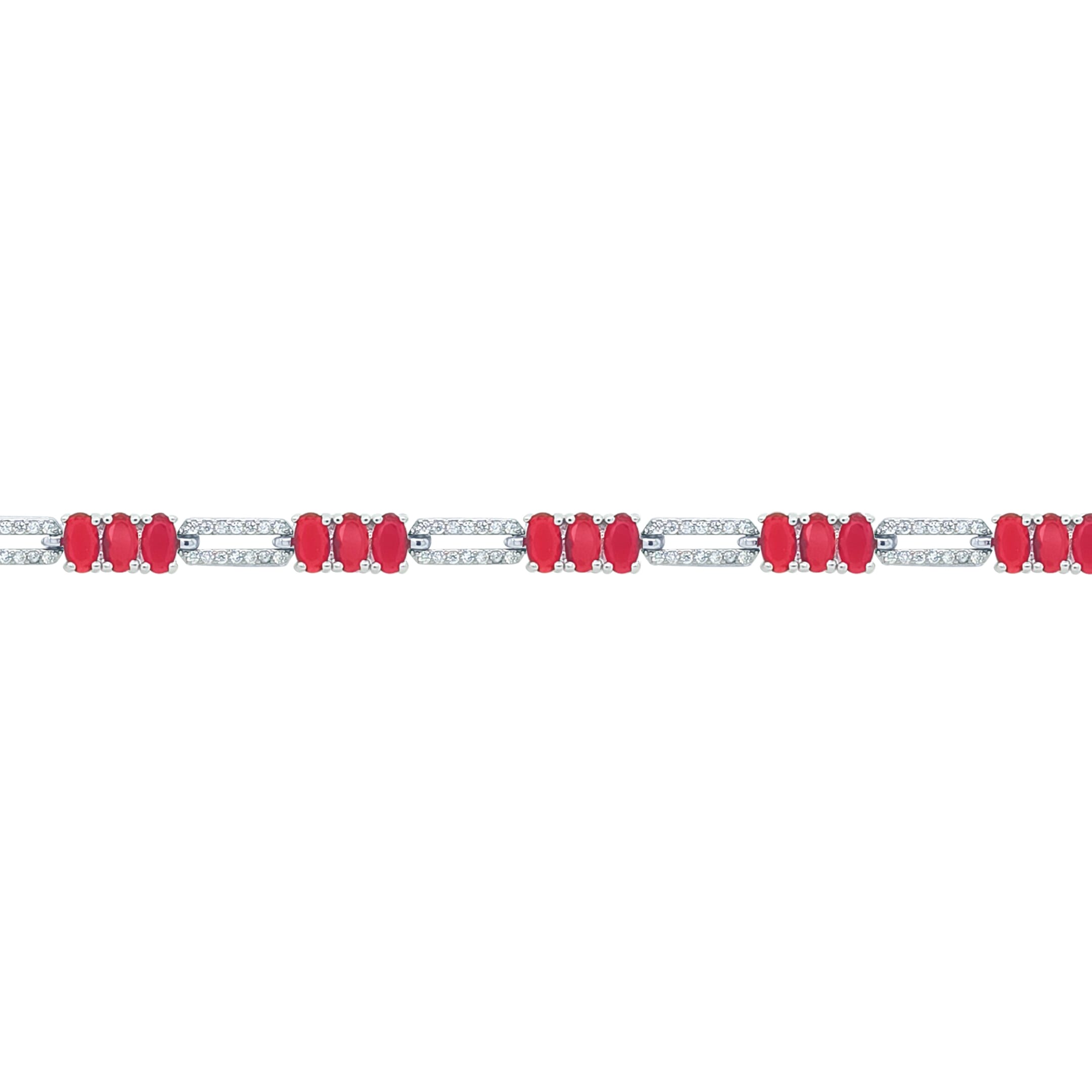 Asfour Crystal Tennis Bracelet With Turquoise Pear & Emerald Zircon In 925 Sterling Silver