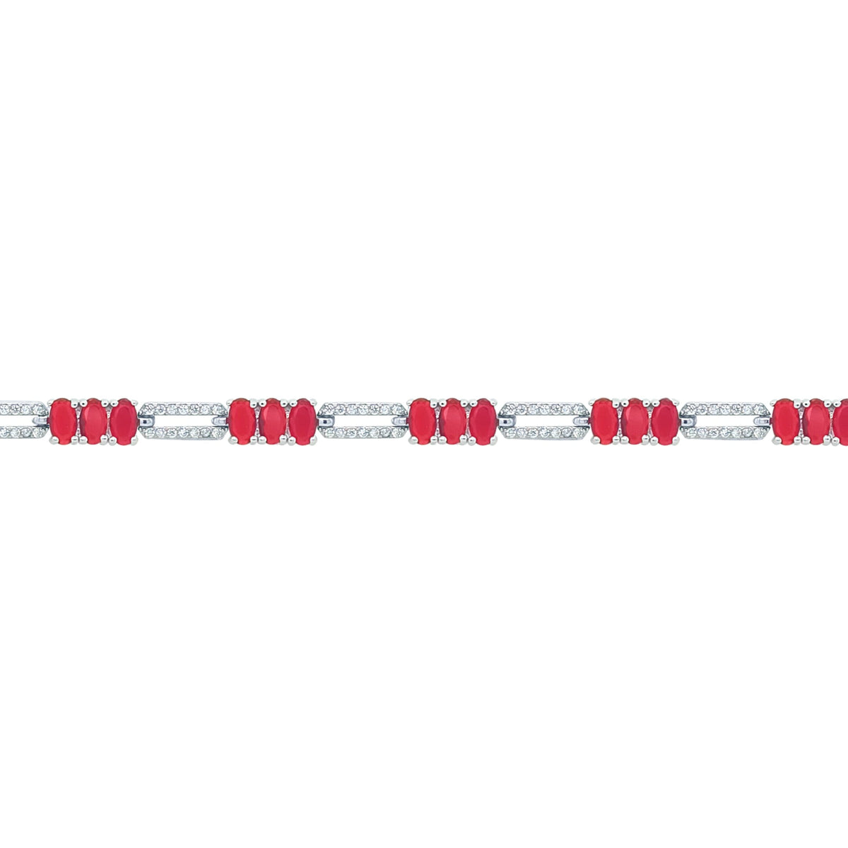 Asfour Crystal Tennis Bracelet With Turquoise Pear & Emerald Zircon In 925 Sterling Silver
