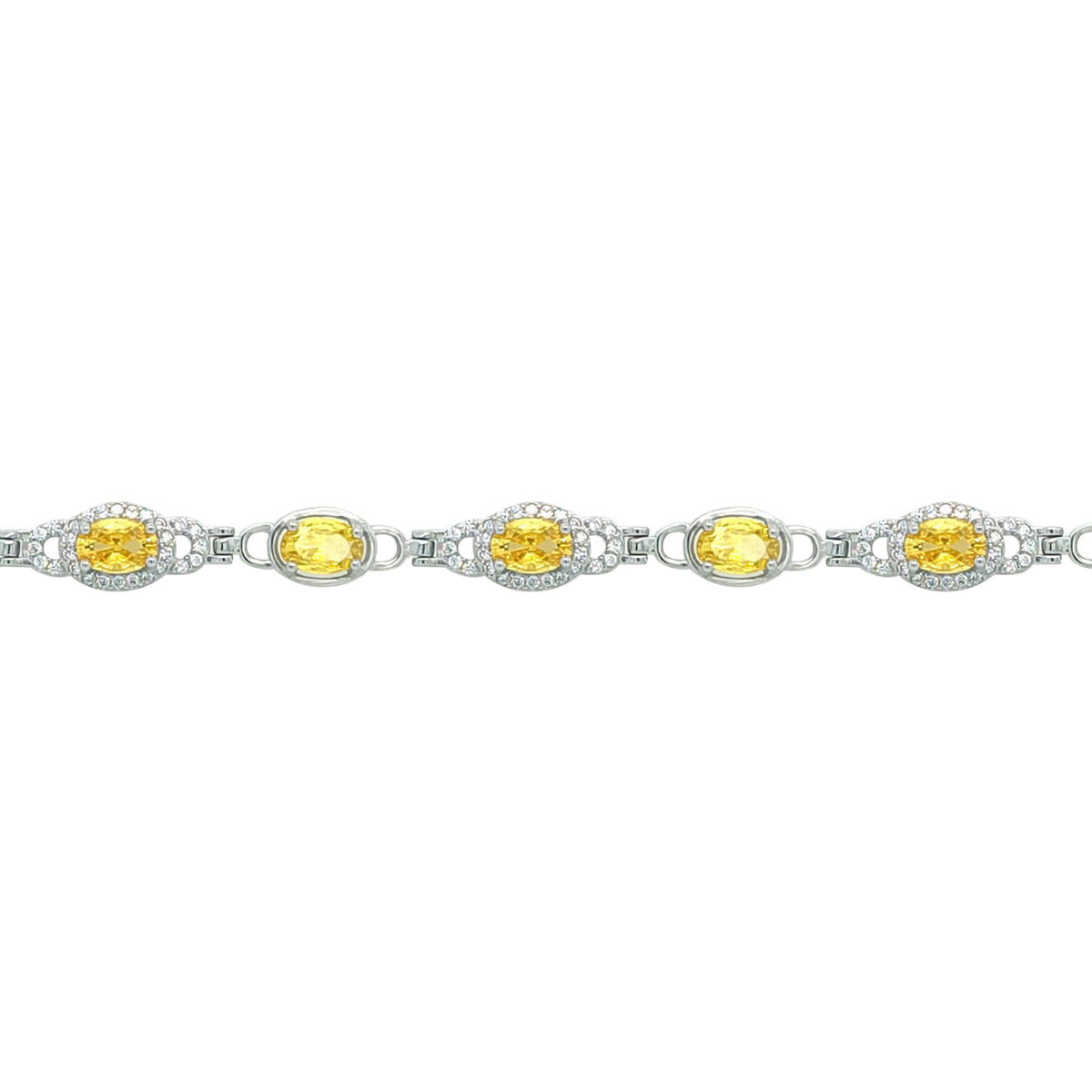 Asfour Crystal Tennis Bracelet With Turquoise Pear & Emerald Zircon In 925 Sterling Silver