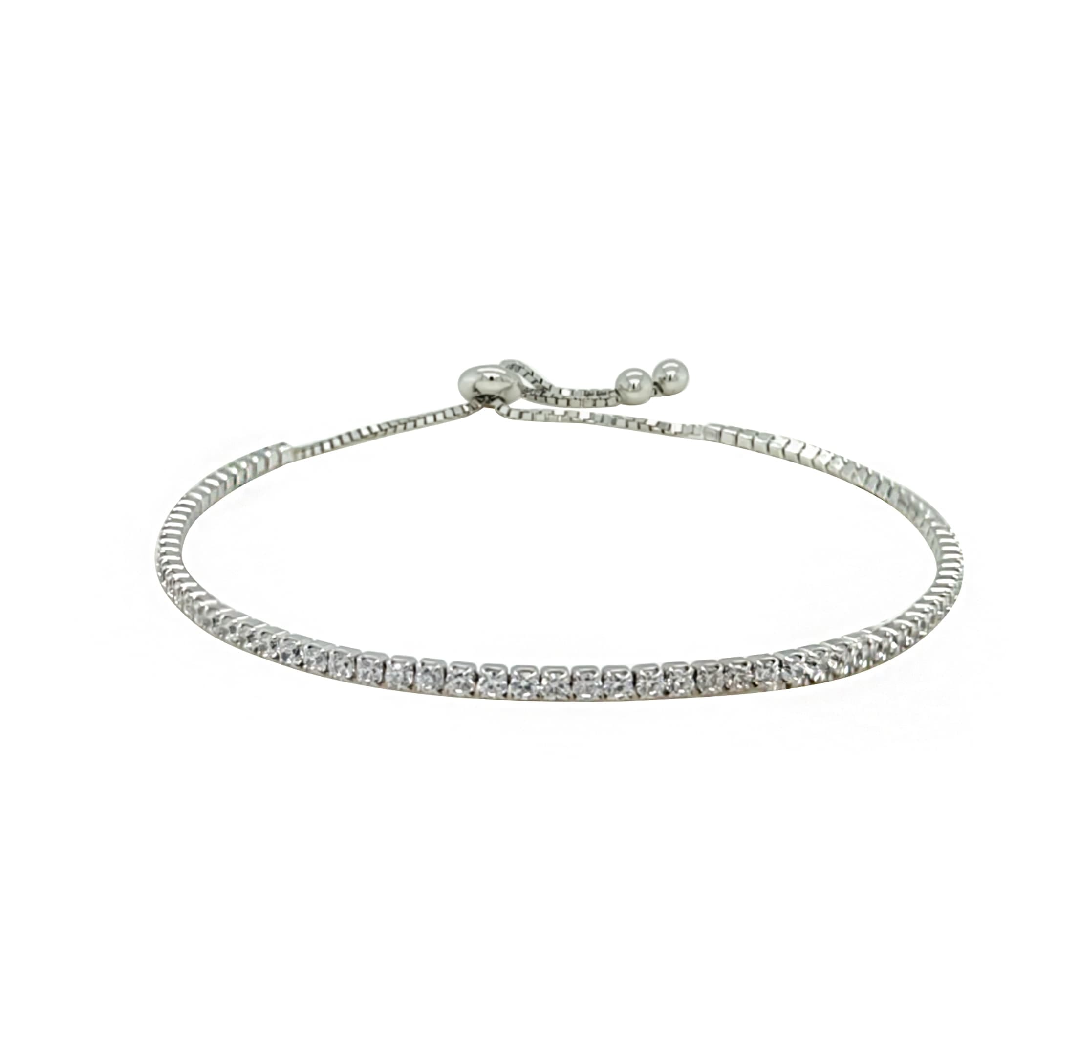 Asfour Crystal Tennis Bracelet With Turquoise Pear & Emerald Zircon In 925 Sterling Silver