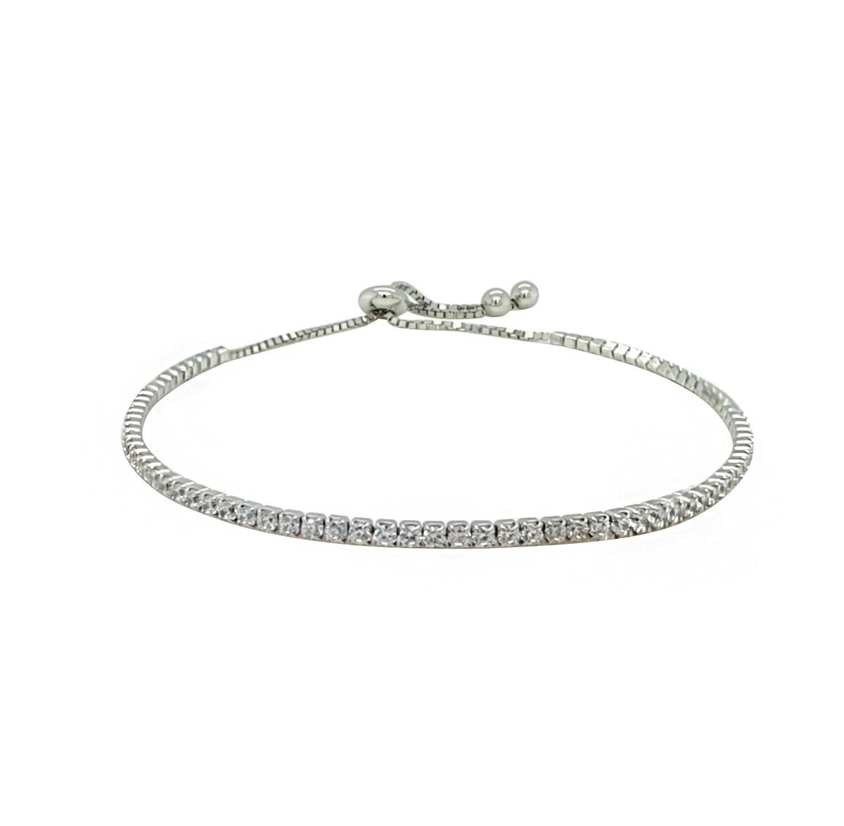 Asfour Crystal Tennis Bracelet With Turquoise Pear & Emerald Zircon In 925 Sterling Silver