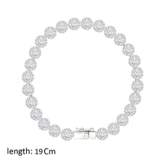 Asfour Creations Tennis Bracelet With Round Stones In 925 Sterling Silver – BD0282