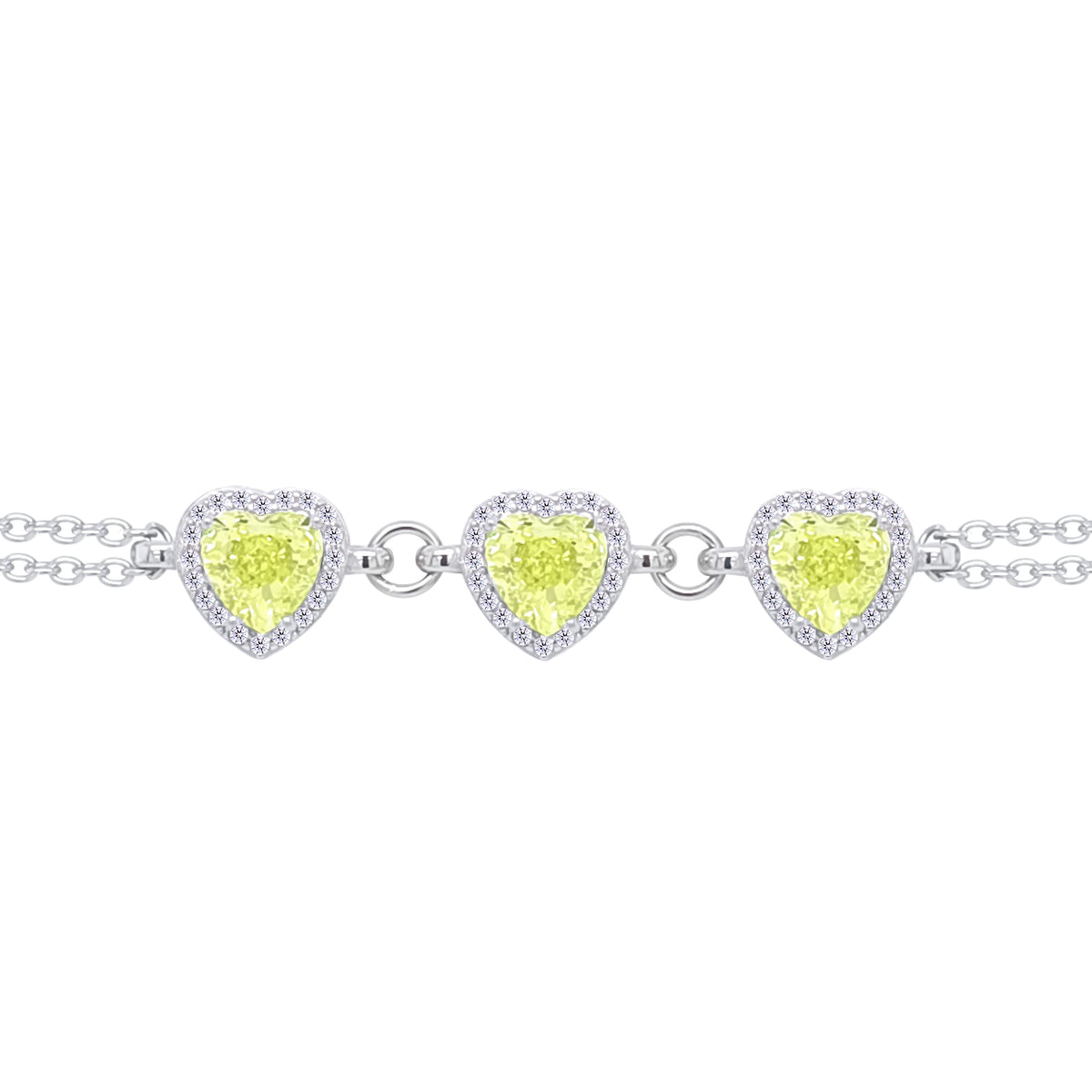 Asfour Crystal Tennis Bracelet With Turquoise Pear & Emerald Zircon In 925 Sterling Silver
