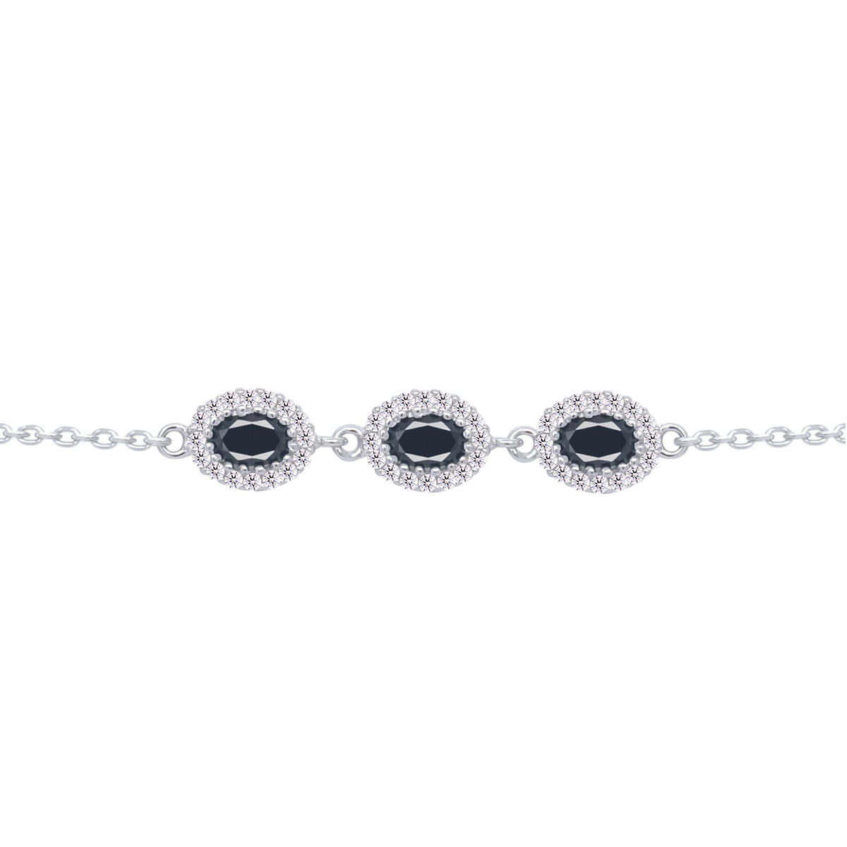 Asfour Crystal Tennis Bracelet With Turquoise Pear & Emerald Zircon In 925 Sterling Silver