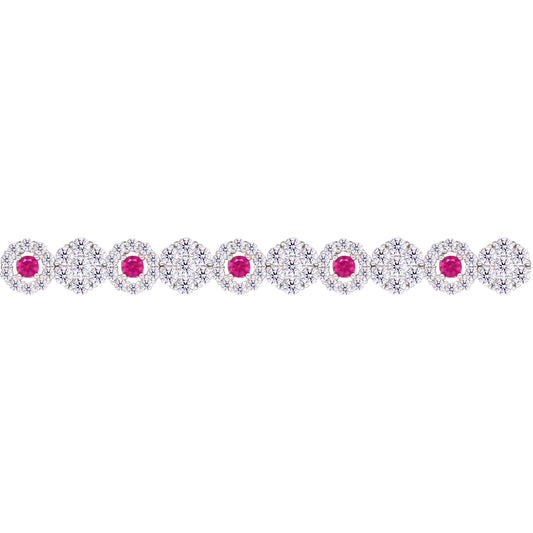 Asfour Crystal Tennis Bracelet With Turquoise Pear & Emerald Zircon In 925 Sterling Silver