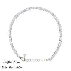 Asfour Creations Tennis Bracelet With Round Design In 925 Sterling Silver – BM0131