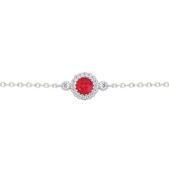 Asfour Crystal Tennis Bracelet With Turquoise Pear & Emerald Zircon In 925 Sterling Silver