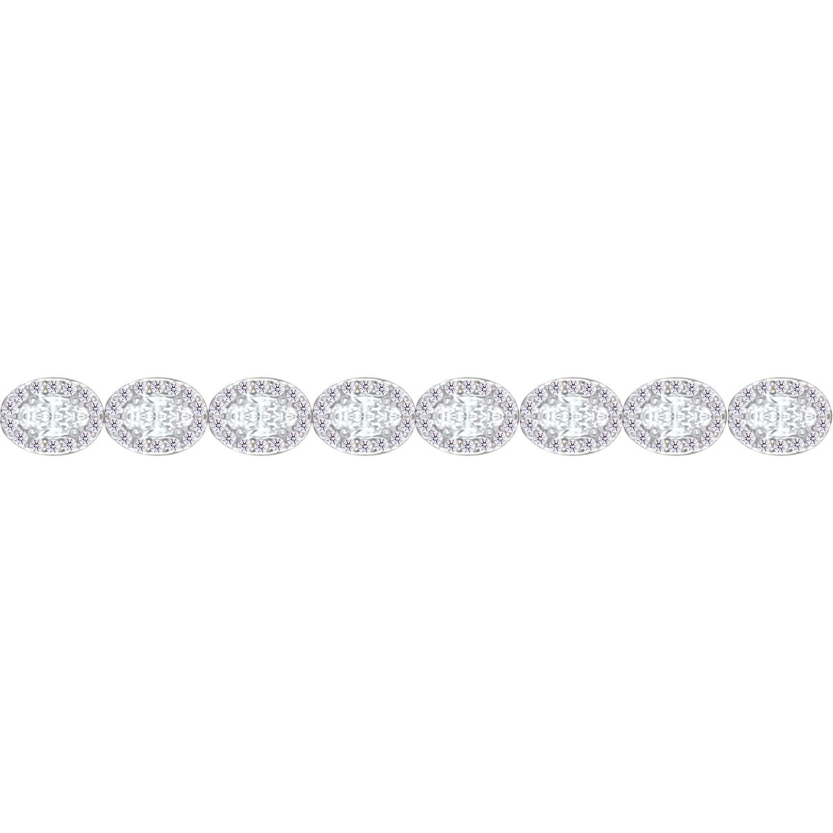 Asfour Crystal Tennis Bracelet With Turquoise Pear & Emerald Zircon In 925 Sterling Silver