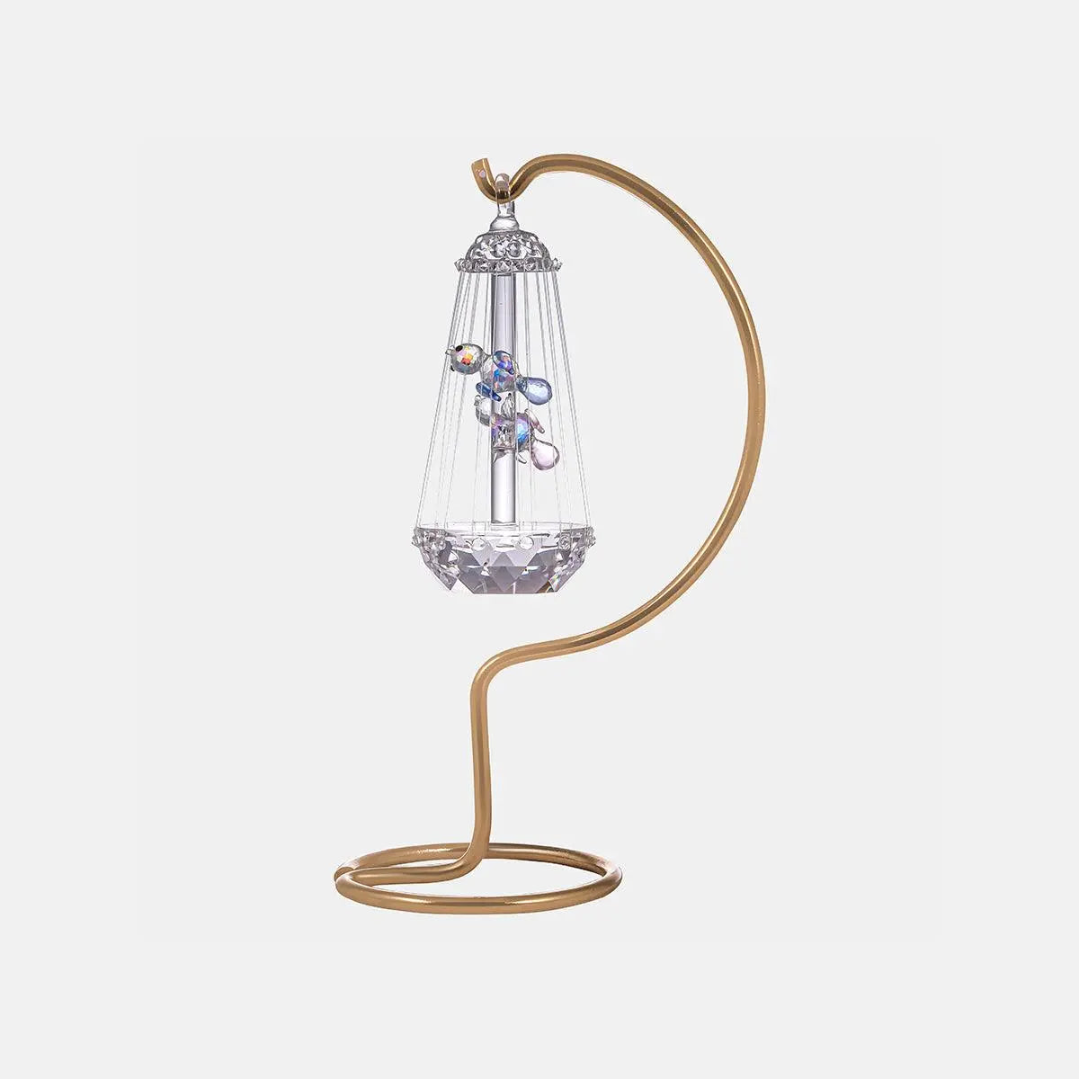 Birds - AB - Gold Plated Cage