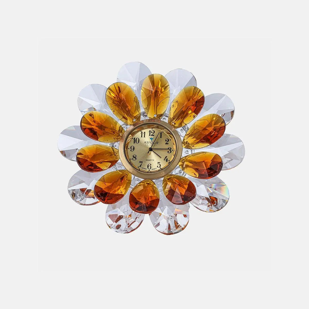 Rose - Honey - Gold Plated - Clock