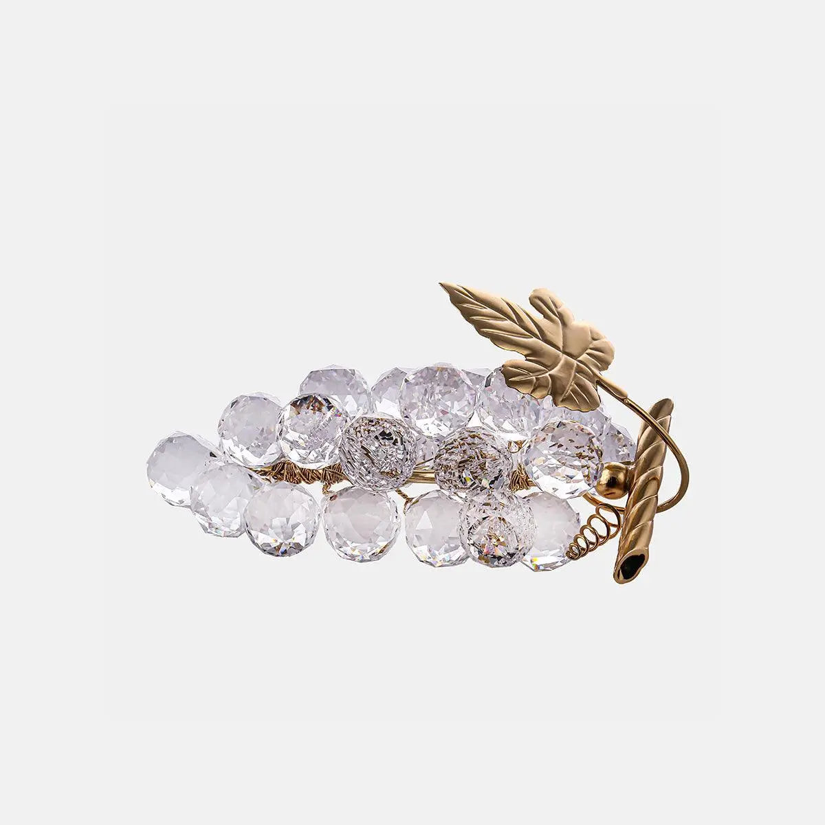 Grapes - Clear - Gold Plated - Small