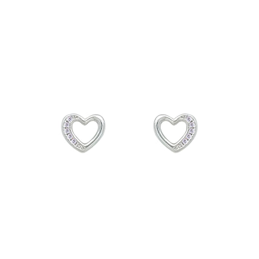 Asfour Crystal Hoop Earrings With Halo Turquoise Round Stone In 925 Sterling Silver-ED0124-GC