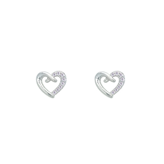 Asfour Crystal Hoop Earrings With Halo Turquoise Round Stone In 925 Sterling Silver-ED0124-GC