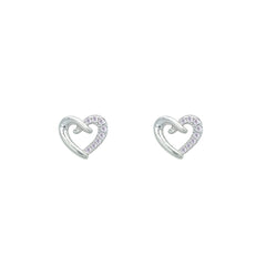 Asfour Crystal Hoop Earrings With Halo Turquoise Round Stone In 925 Sterling Silver-ED0124-GC