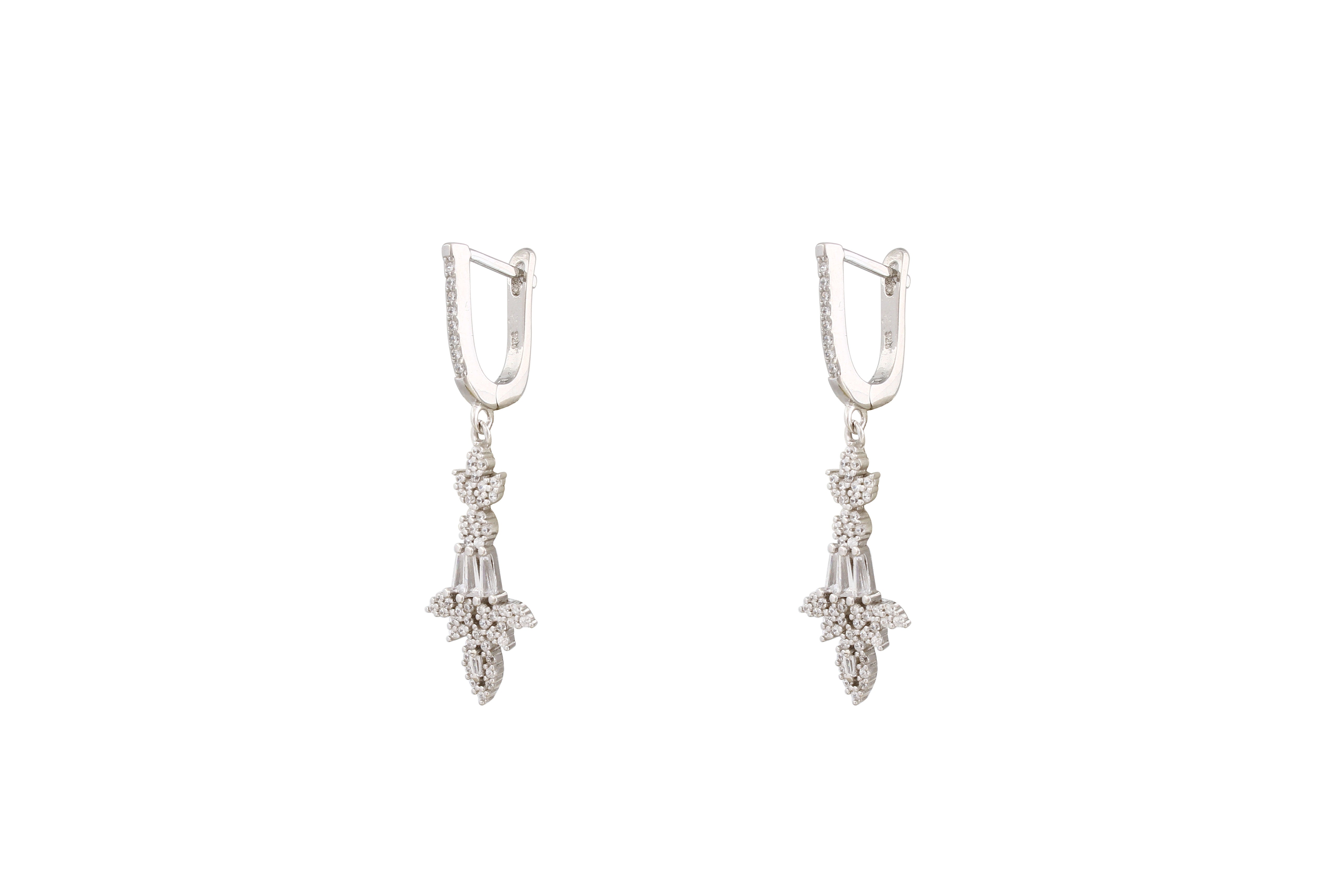 Asfour Drop Earrings With Decorative Design