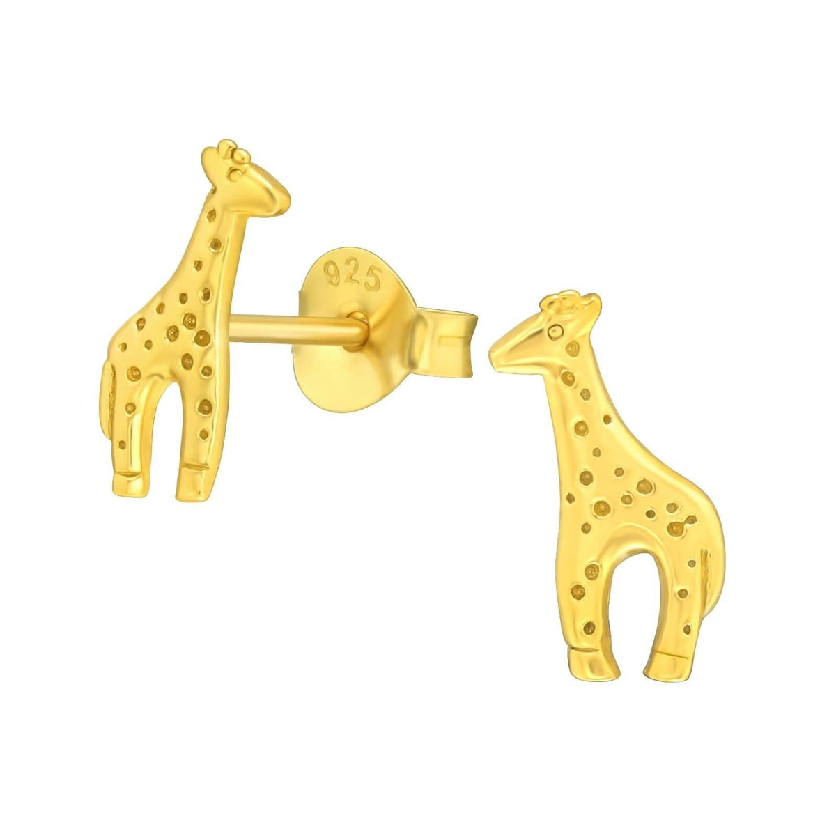 Asfour 925 Sterling Silver Earring, Gold