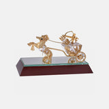 Pharaonic Chariot - Clear - Gold Plated - Medium