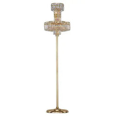 Empire - 9 Bulbs - Gold - Pendeloque Clear
