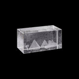 Gift Crystal Cube 3d Pyramids