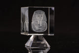 Gift Crystal Cube Tutankhamun