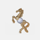 Horse - Crystal - Gold Plated