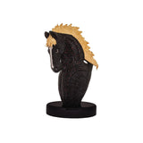 Horse head - large - Black - Asfour Crystal