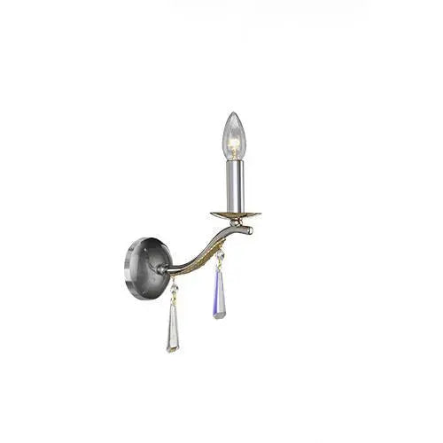 Majestic - 1 Bulb - Gold & Chrome - Drop Clear