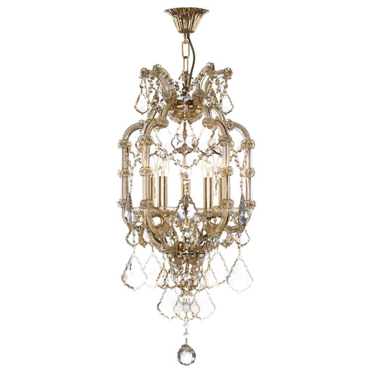 Asfour-Crystal-Lighting-Maria-Theresa-Collection-Maria-Theresa-Pendant-Light-5-Bulbs-Gold