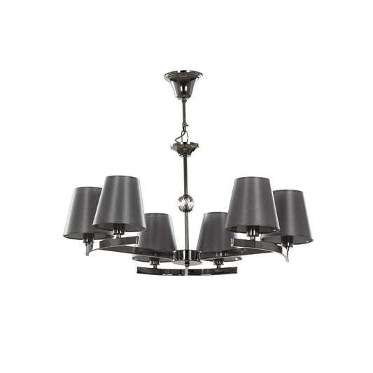 TIARA - 6 Bulbs - Chrome - Asfour Crystal