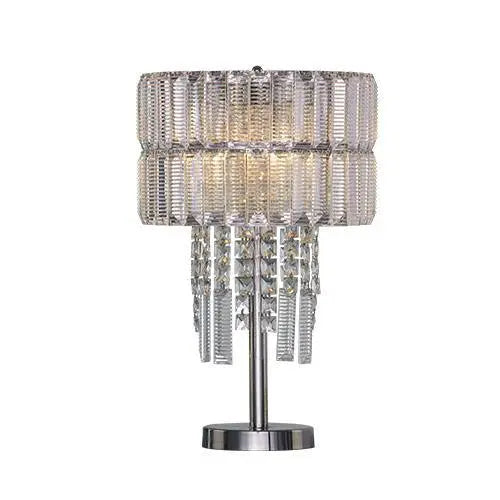 Fashion - 4 Bulbs - Chrome - Pendeloque Clear