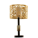 Modern Table Lamp Gold And Black Materials (With Shade)