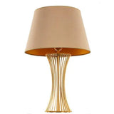 Modern Table Lamp Gold Color (With Shade)