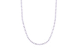 Asfour Crystal Classic Tennis Necklace Inlaid With Zircon In 925 Sterling Silver ND0173