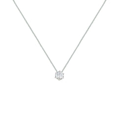 Asfour Crystal Chain Necklace With Decorative Fuchsia Oval Pendant In 925 Sterling Silver-ND0590-F