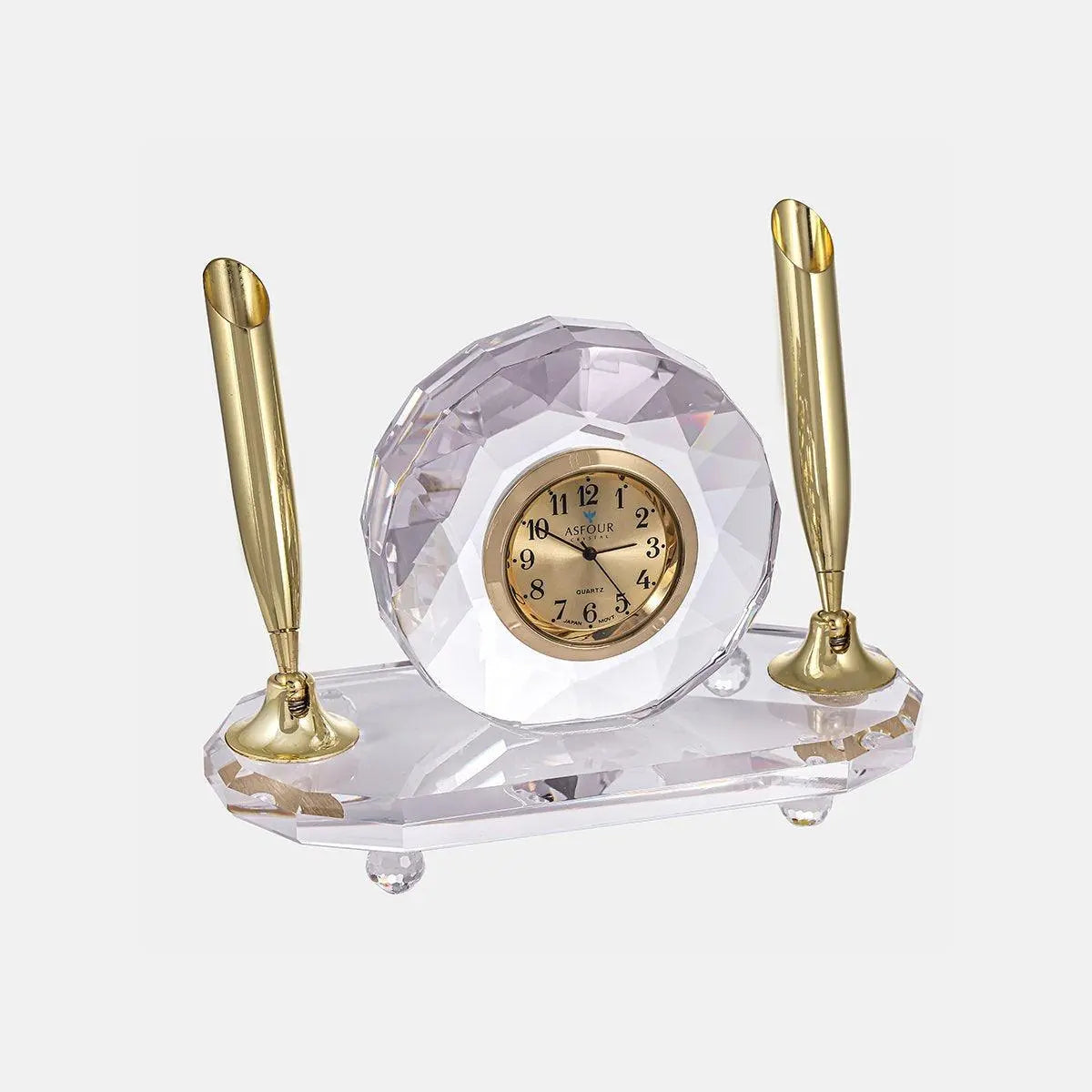 Pen Holder - Clear - Clock