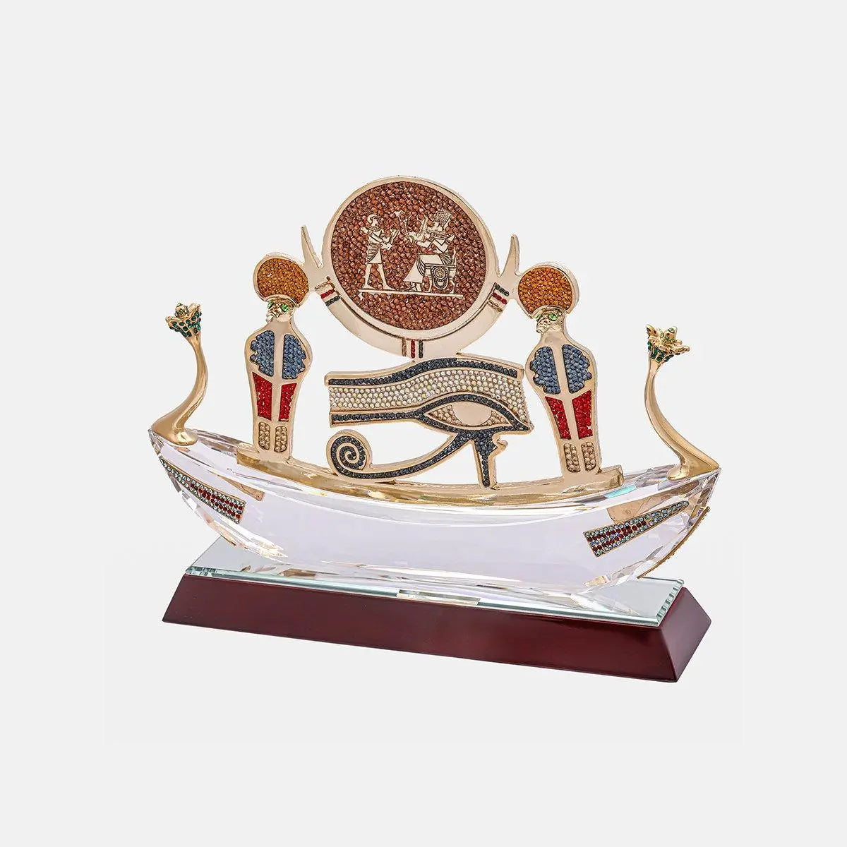 Pharaonic Boat - Clear - Horus Eye