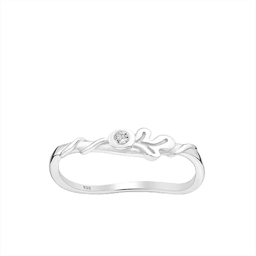 Asfour 925 Sterling Silver Ring - RT0018-8