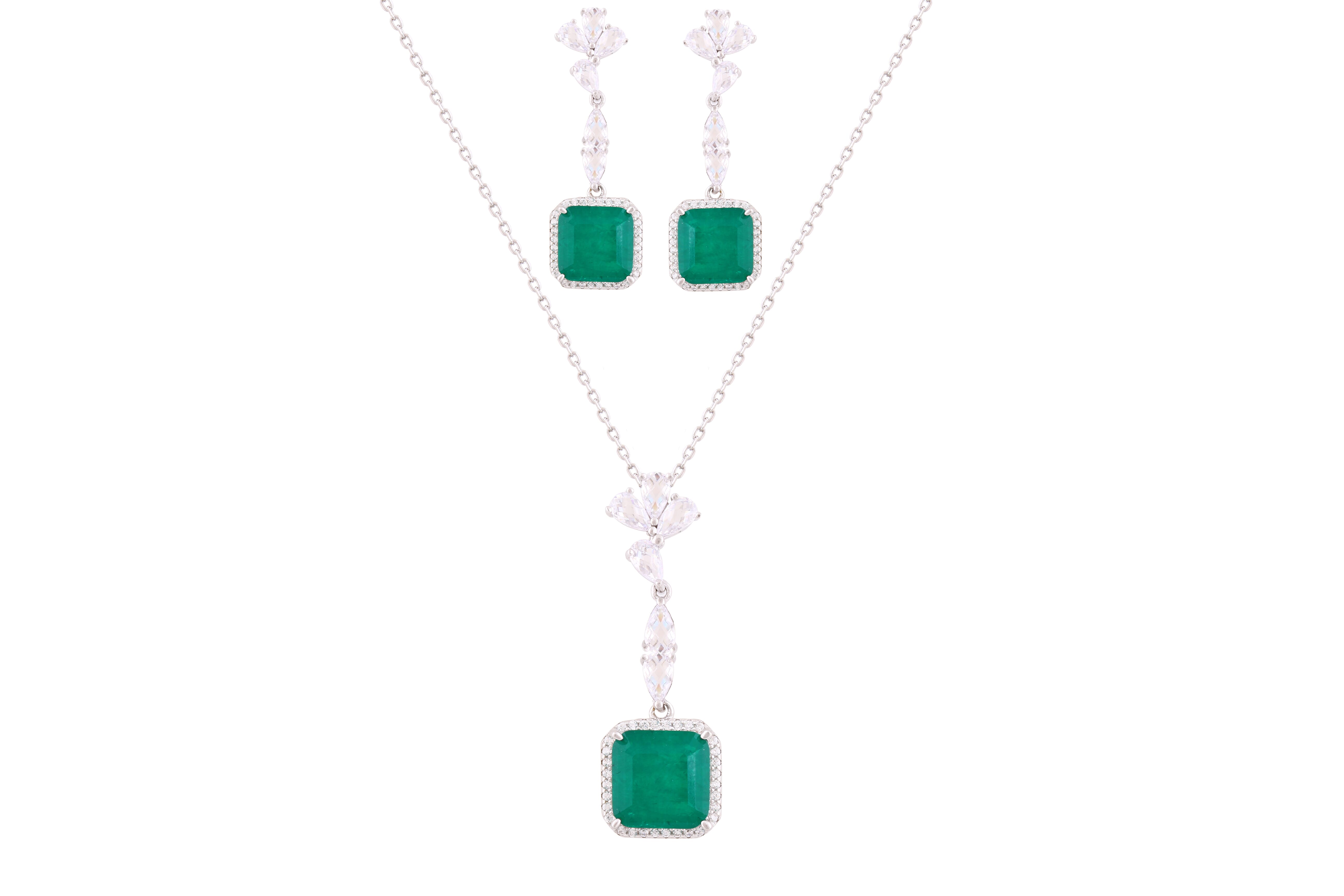 Asfour Crystal Jewelry Set-SD0012-G