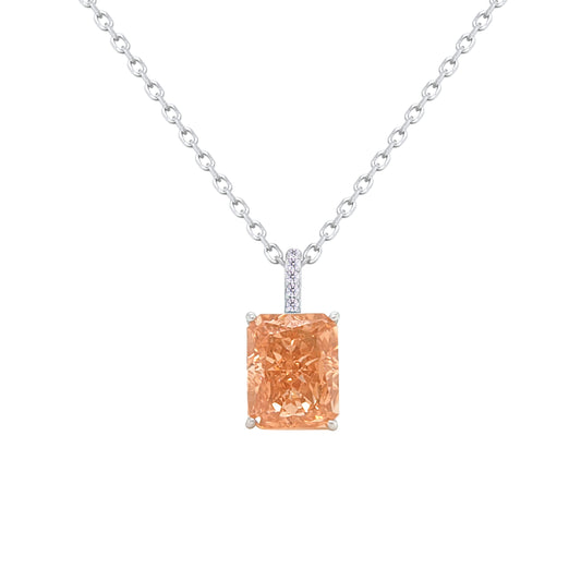 Asfour Crystal Jewelry Set With Golden Shadow Emerald Design In 925 Sterling Silver-SD0131-D-7