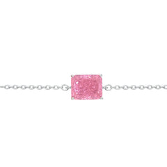 Asfour Crystal Jewelry Set With Rose Emerald Design In 925 Sterling Silver-SD0131-O-9