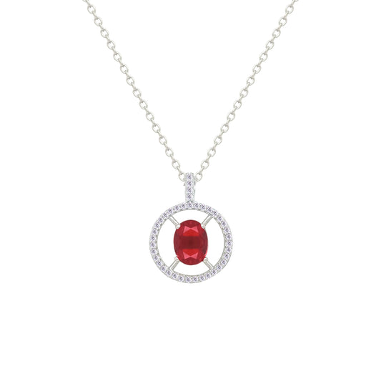 Asfour Crystal Jewelry Set With Dark Rose Round Design In 925 Sterling Silver-SD0170-A-R-7