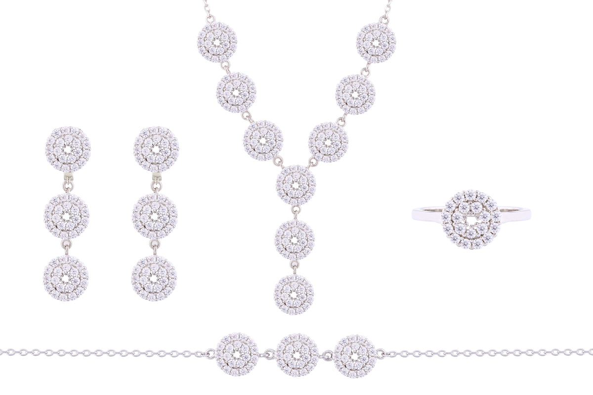 Asfour Crystal Jewelry Set-SM0001-7