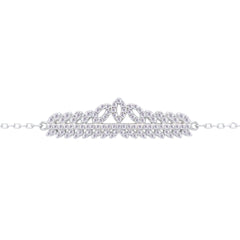 Asfour Crystal Jewelry Set With Art Deco Design In 925 Sterling Silver -SM0023-7